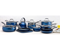 Epicurious 11 Pieces Cookware Set - Free Shipping