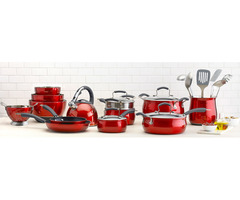 Epicurious 11 Pieces Cookware Set - Free Shipping
