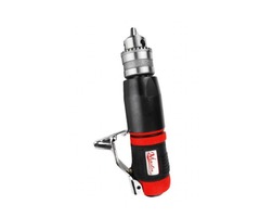 Mini 1/4" Palm Size Straight Air Drills - Jacobs Chuck Inline Air Drill