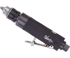 Industrial Straight Inline Air Drill, 3/8" Jacobs Keyed Chuck