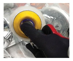 3" mini angle polisher - gear polisher with complete polishing accessory